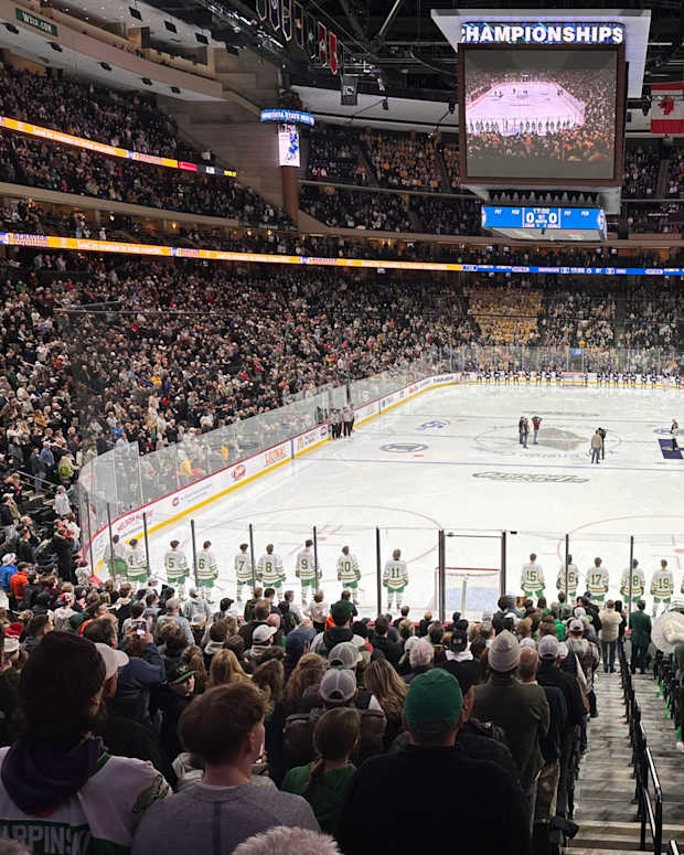 More than 20,000 fans packed Xcel Energy Center for the state championship games on Saturday, March 9, 2024.